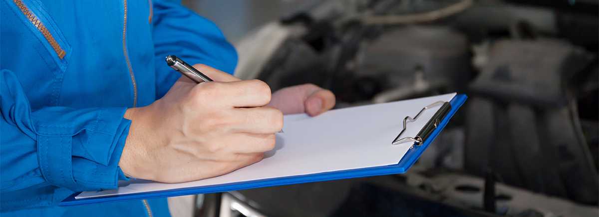 Technician Checklist - MOT Whitwick